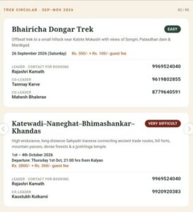 Chakram Hikers Trek 1