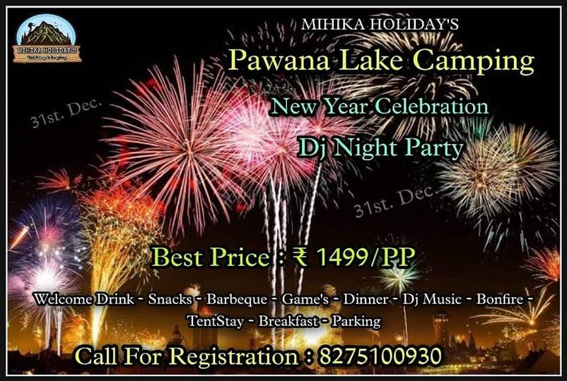 New Year Pawana Lake camping 31st december 2021