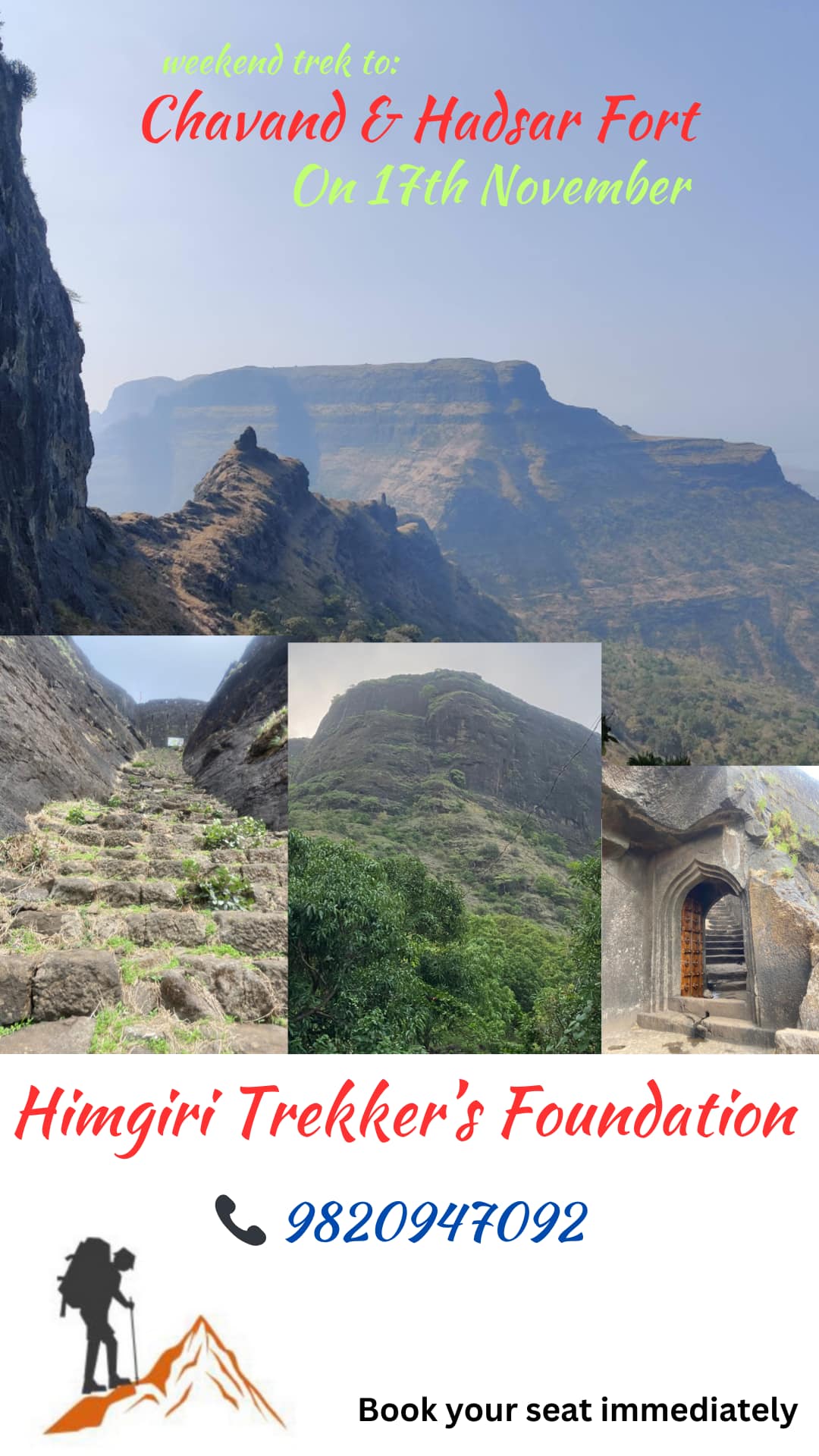 #mumbai #pune treks and tours 15th to 17th November 2024