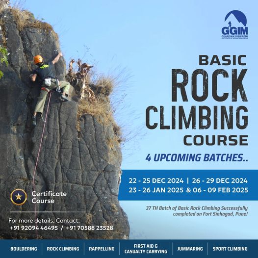 GGIM Pune Basic Rock Climbing Course 2024-25