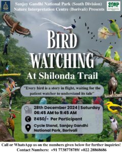 Bird watching event at Shilonda Trail, December 2024.