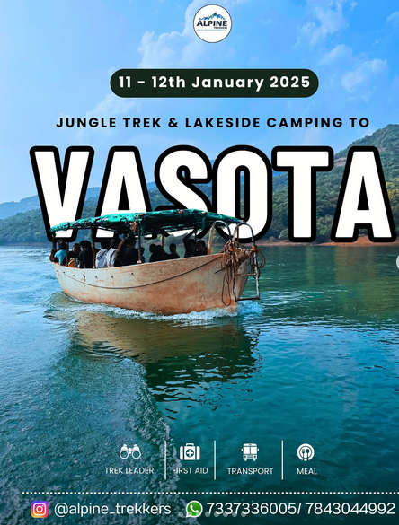 Vasota jungle trek and camping, January 2025 event.