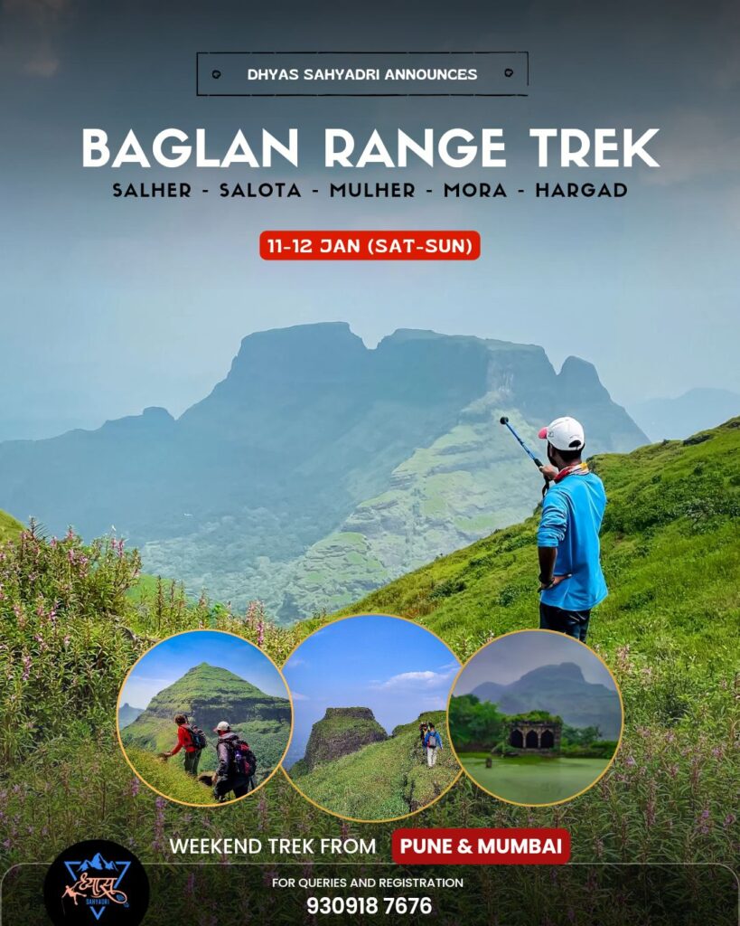 Baglan Range Trek: Explore Sahyadri Mountains' beauty.