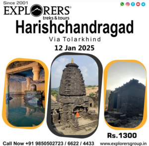 Harishchandragad trek explorations, January 2025, contact details.