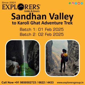 Sandhan Valley Trek February 2025 details.