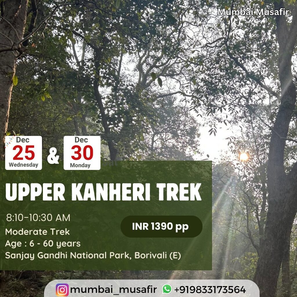 Upper Kanheri Trek poster details and contact info.