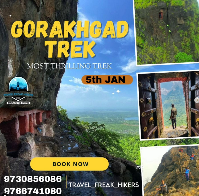 Gorakhgad trek adventure, scenic views, thrilling experience.