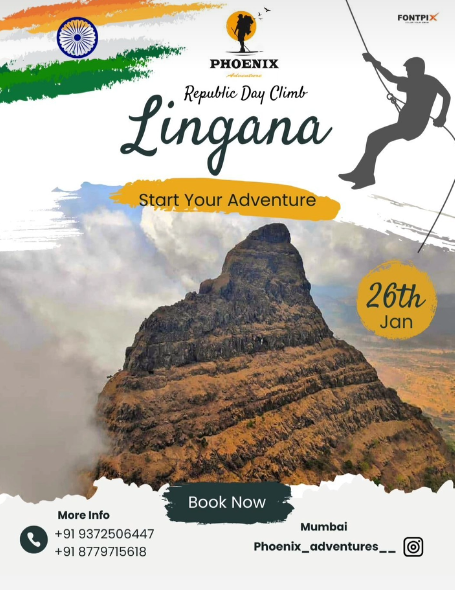 Republic Day climb at Lingana, January 26 event.