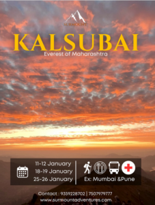 Kalsubai trek dates and contact information.