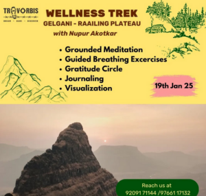 Wellness trek event with meditation activities.