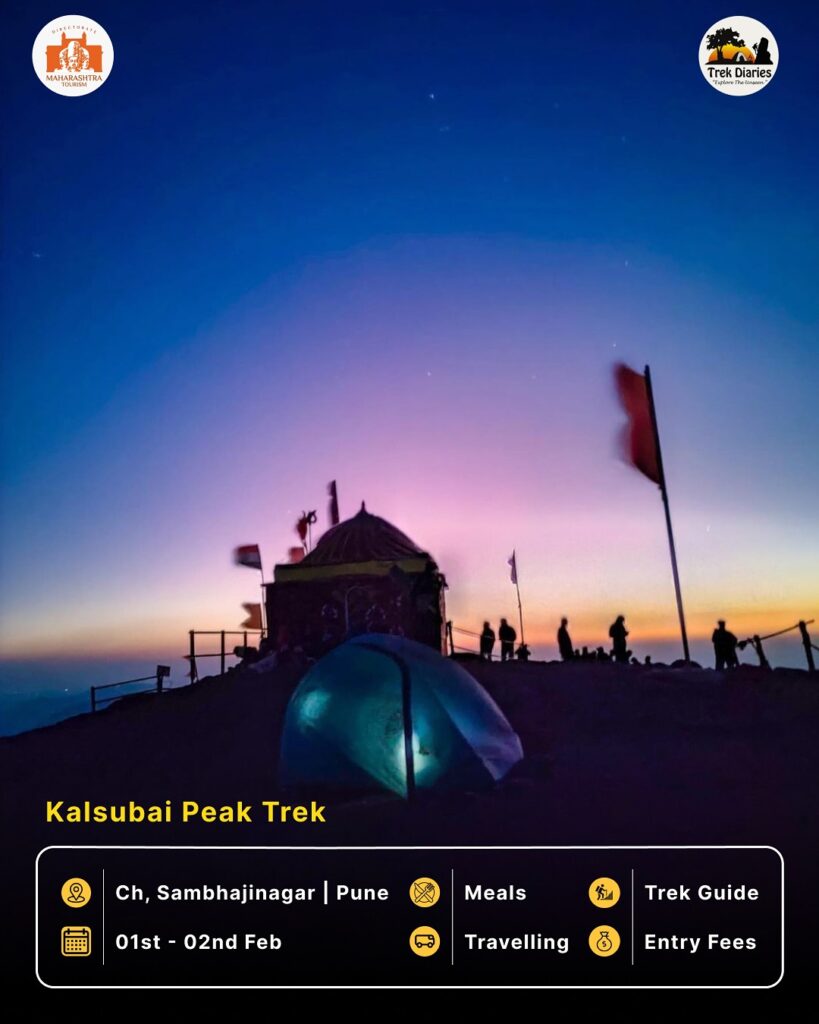 Kalsubai Peak trek at sunrise, February event details.