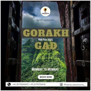 Gorakh Gad trek, Mumbai adventure, February 2025.
