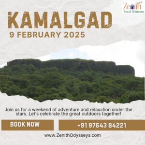 Kamalgad adventure weekend, February 9th, 2025, book now.