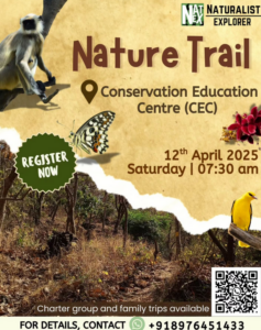 Nature trail event, April 2025 at CEC.