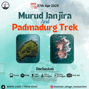 Murud Janjira, Padmadurg trek event, April 27, 2025.