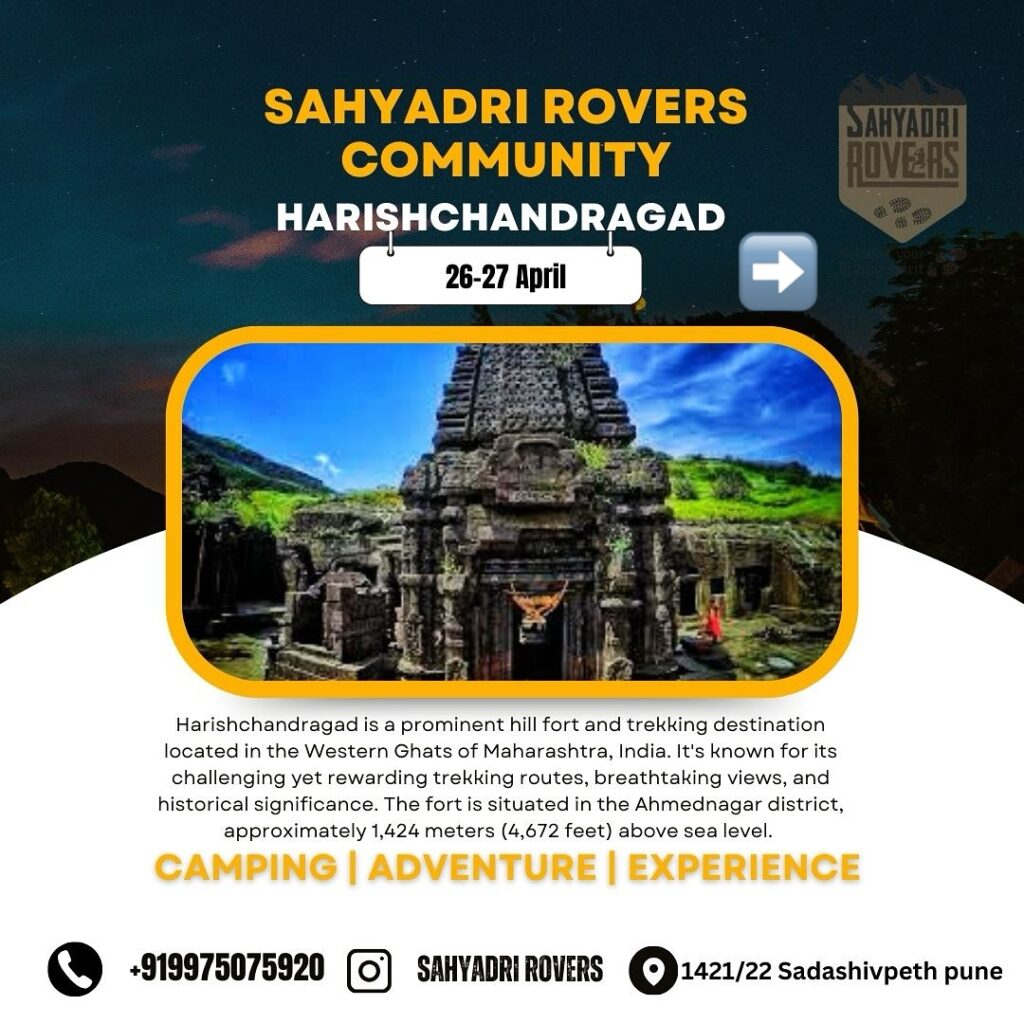 Harishchandragad trekking event, April 26-27, Maharashtra.