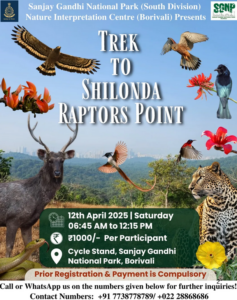 Trek to Shilonda Raptors Point, April 2025 event.