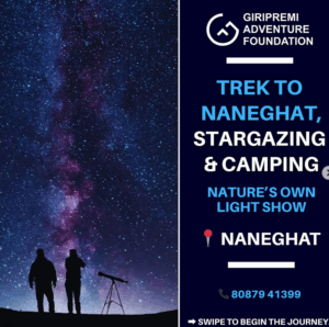 Naneghat stargazing and camping trek promo poster