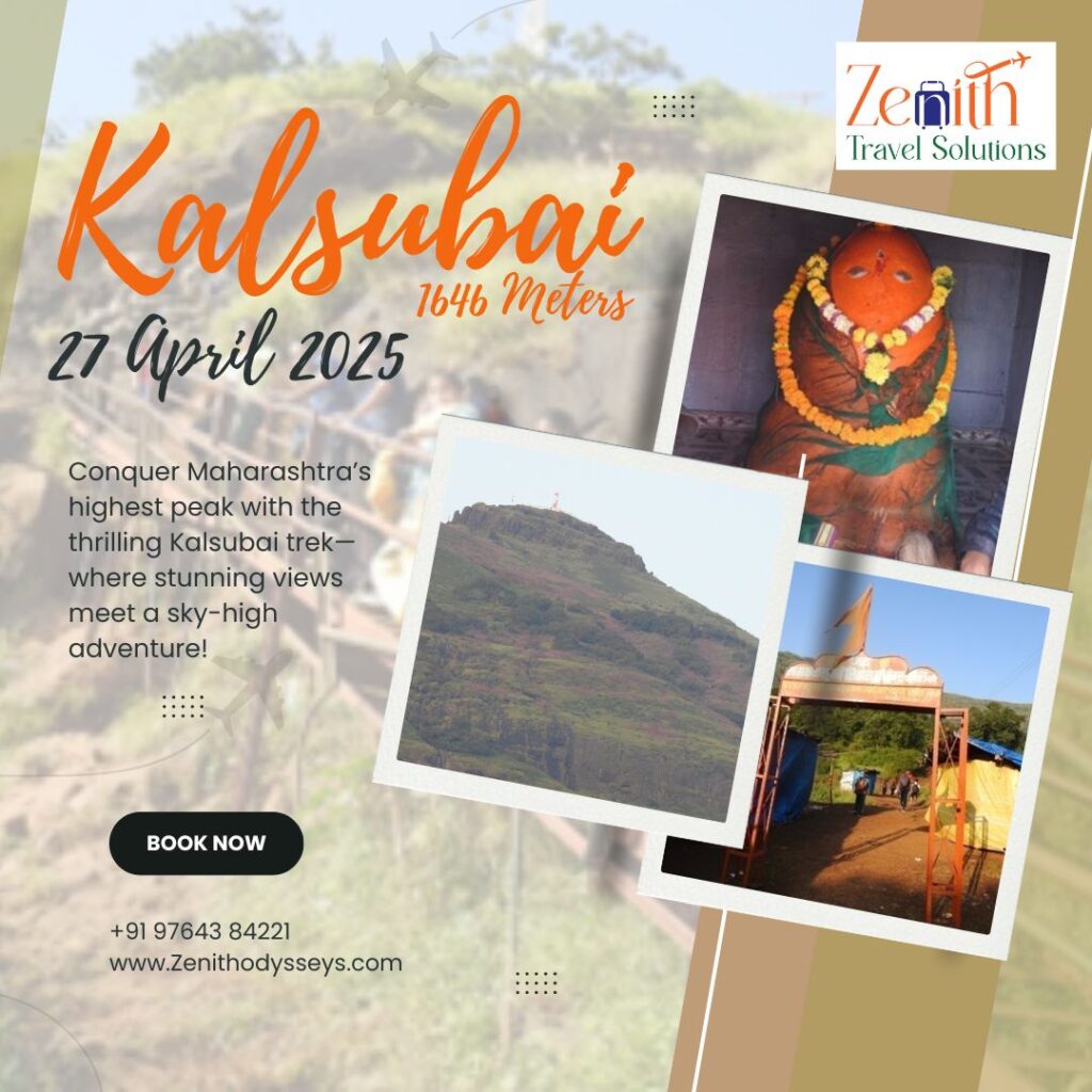 Kalsubai trek adventure in Maharashtra, April 2025.