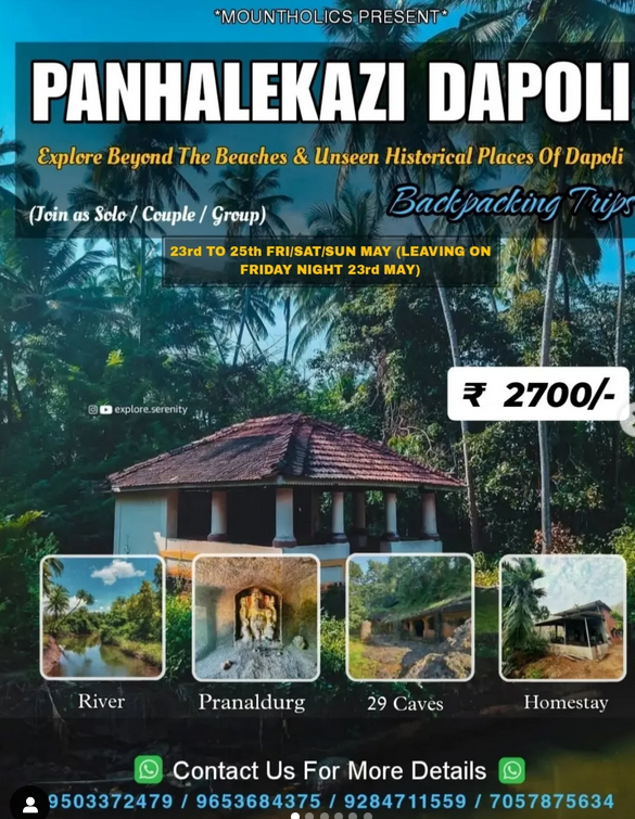 Discover Dapoli: Backpacking adventure with historical sites.