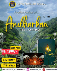 Andharban fireflies festival and camping event details.