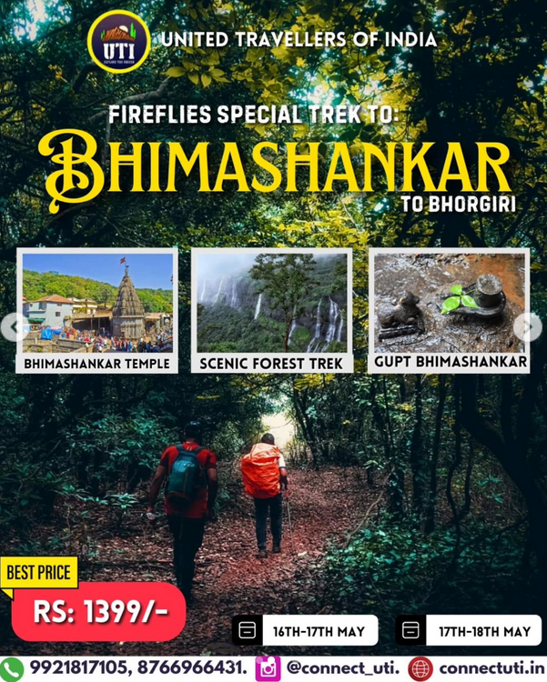 Fireflies trek to Bhimashankar temple and forest.