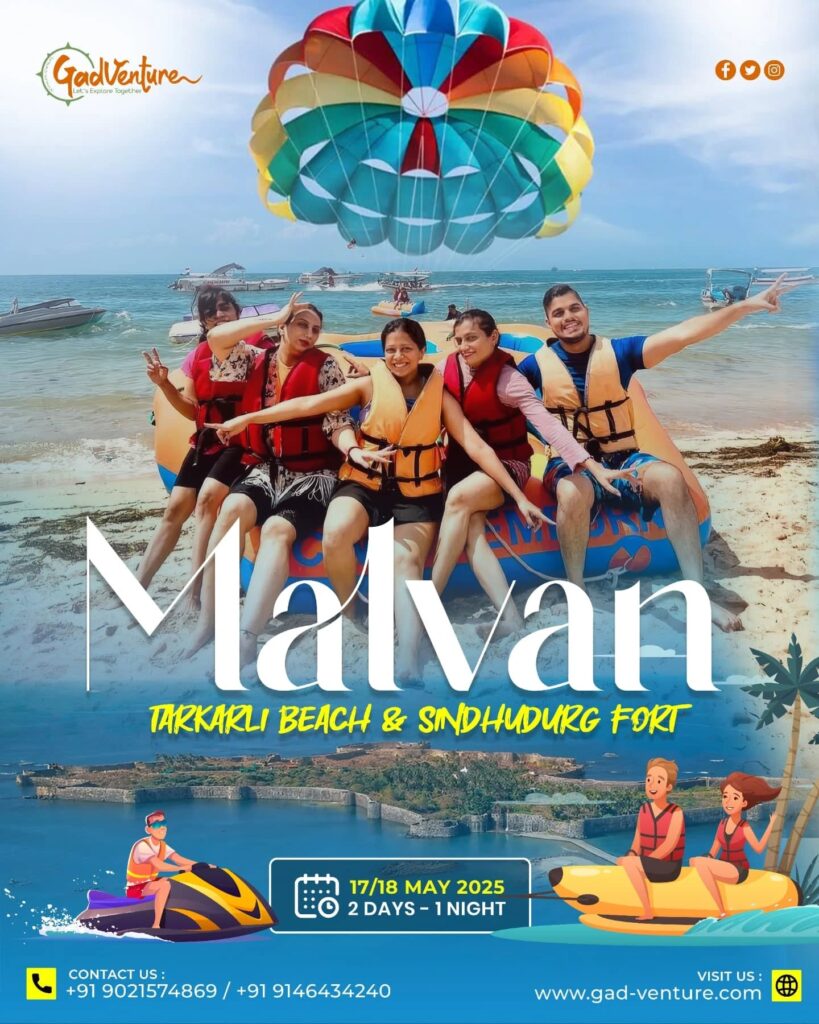 Parasailing adventure at Tarkarli Beach, Malvan