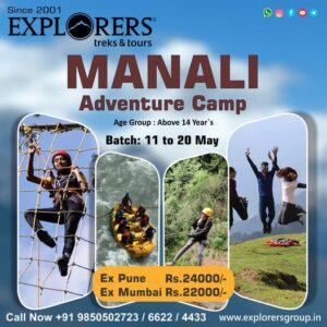 Manali adventure camp for teens, May 11-20.