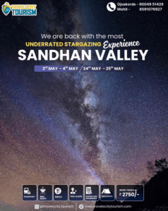 Stargazing experience at Sandhan Valley in May.