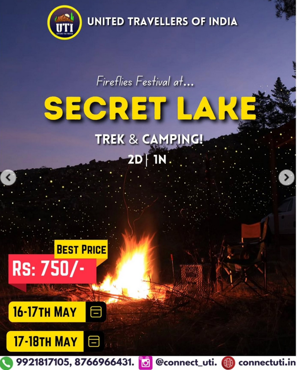 Fireflies Festival trek and camping at Secret Lake.