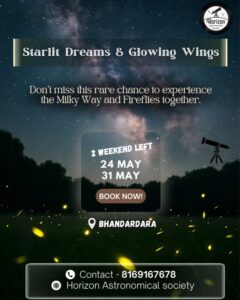 Milky Way and fireflies event at Bhandardara.