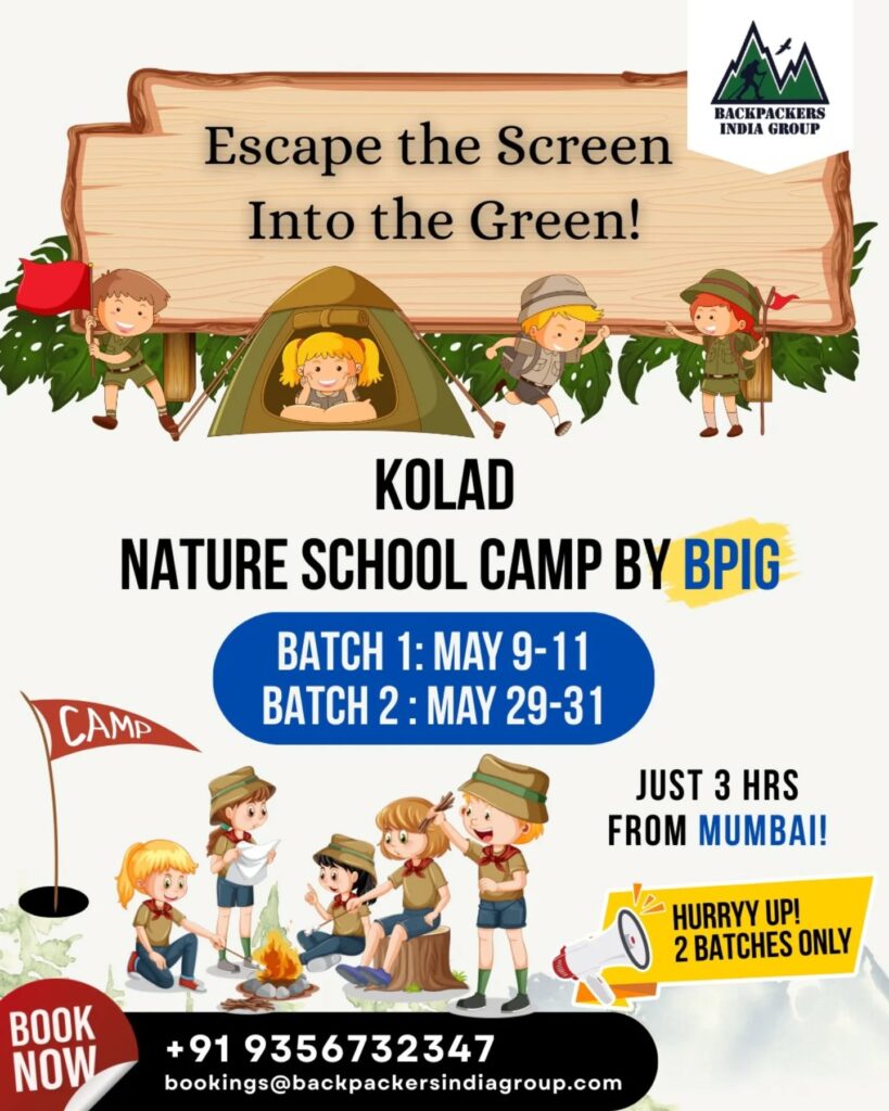 Kolad Nature School Camp, May batches, BPIG.