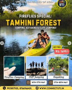Tamhini Forest camping, kayaking, cliff jumping adventure.