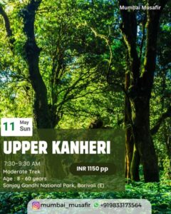 Upper Kanheri trek event at Sanjay Gandhi National Park.