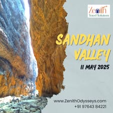 Sandhan Valley trek promotion, May 11, 2025.