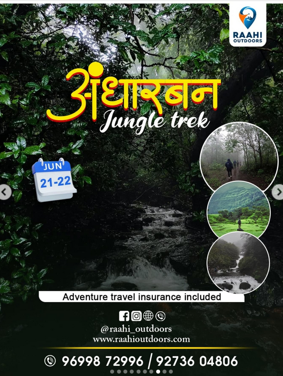 Andharban jungle trek June 21-22 adventure travel included