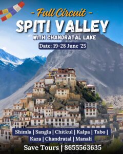 Spiti Valley tour, June 2025 dates.