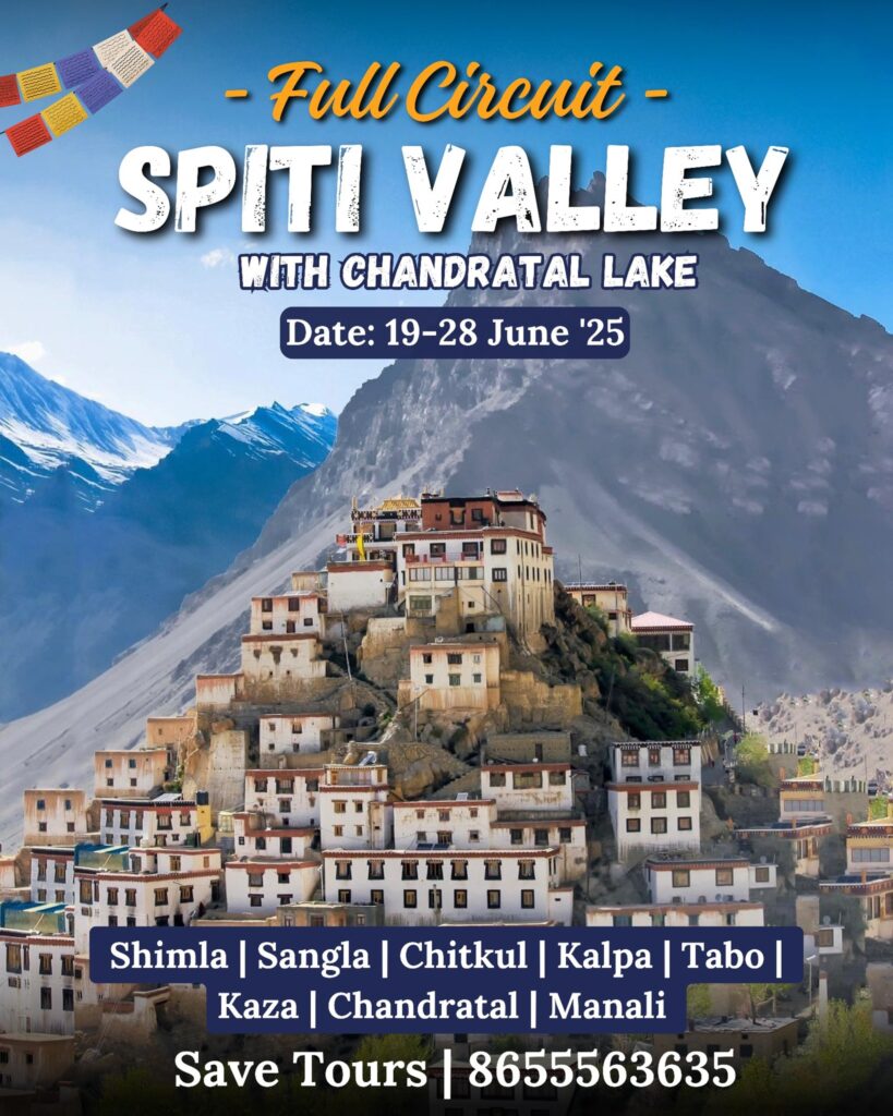 Spiti Valley tour, June 2025 dates.