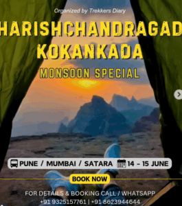 Harishchandragad KokanKada trekking event, Monsoon Special.