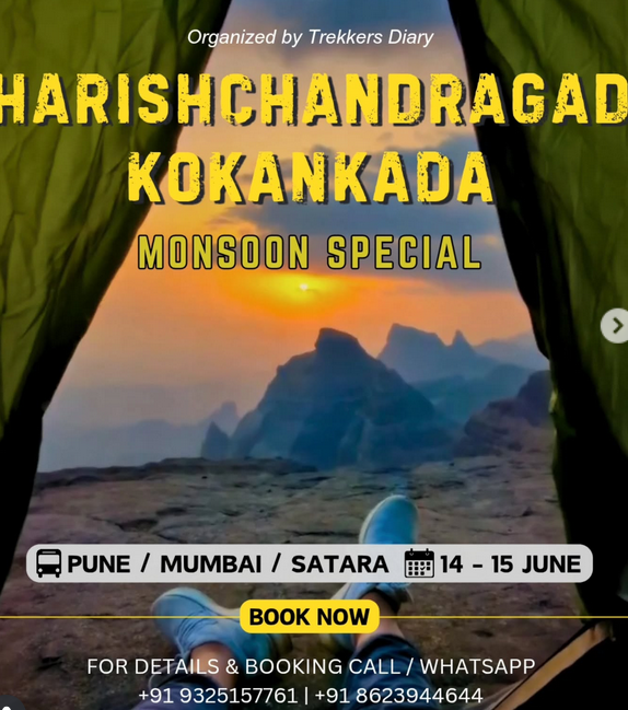 Harishchandragad KokanKada trekking event, Monsoon Special.