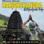 Monsoon trek at ancient temple, Maharashtra 2025