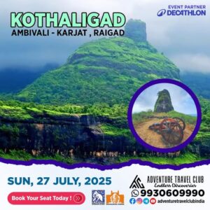 Kothaligad trekking event on July 27, 2025.