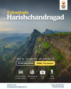 Harishchandragad trekking tour schedule and package details