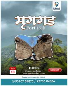 Sagargad fort trek adventure promotion by Raahi Outdoors.