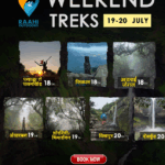 Raahi Outdoors weekend treks, July 19-20, book now.