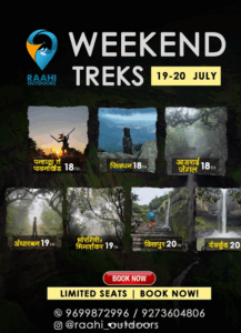 Raahi Outdoors weekend treks, July 19-20, book now.
