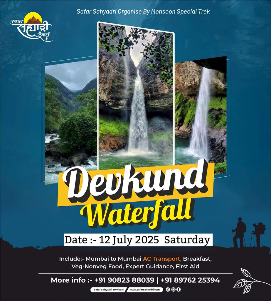 Devkund Waterfall trek, July 2025 with Safar Sahyadri.