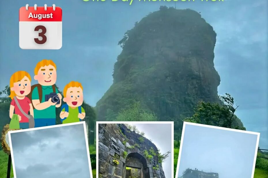 Karnala monsoon family trek, scenic mountain views.