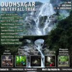 Dudhsagar waterfall trek details and schedule for 2025.