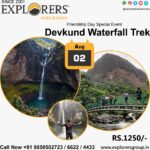 explorers pune devkund waterfall trek 2nd aug